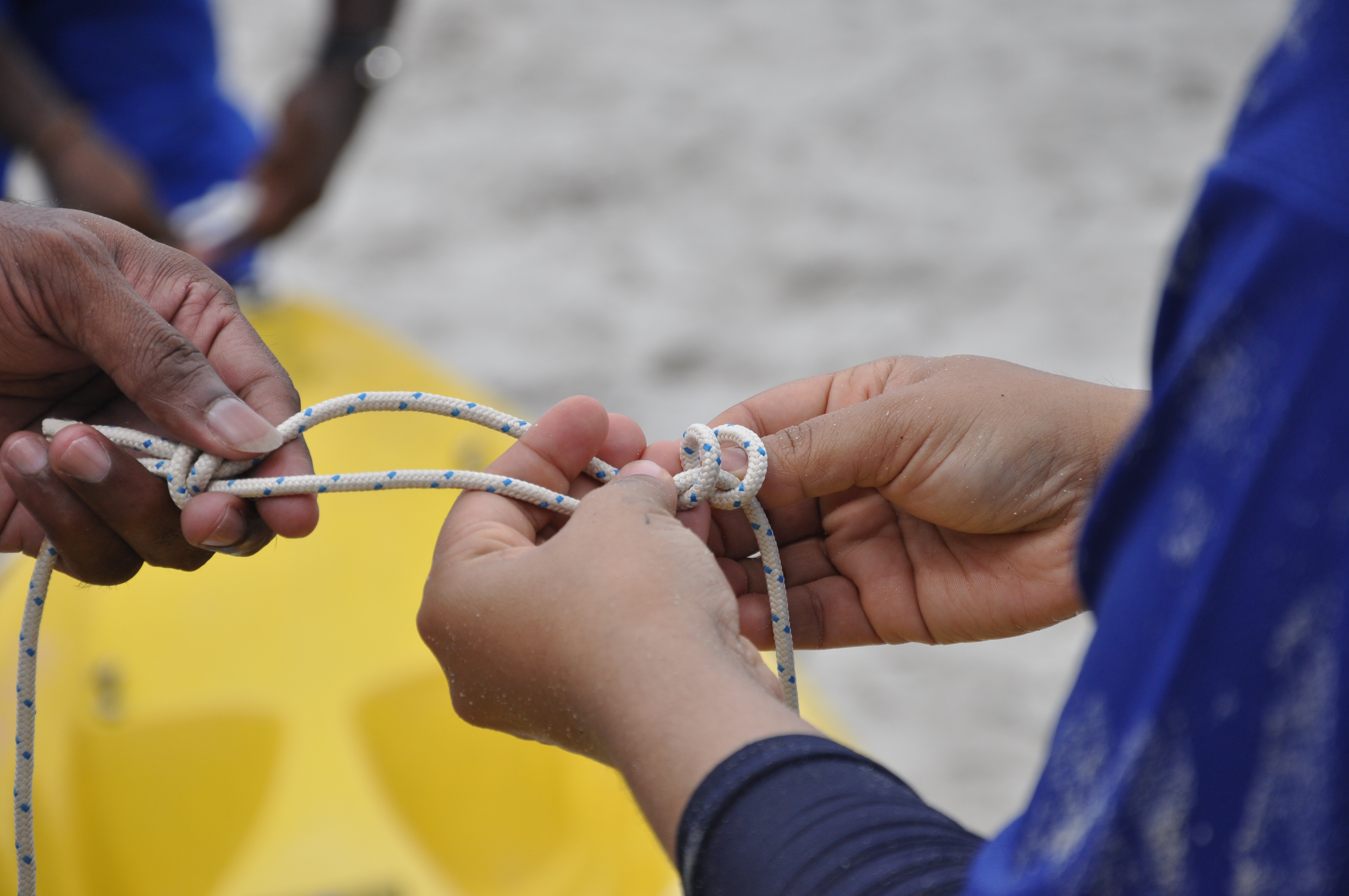 Rope and knot safety training