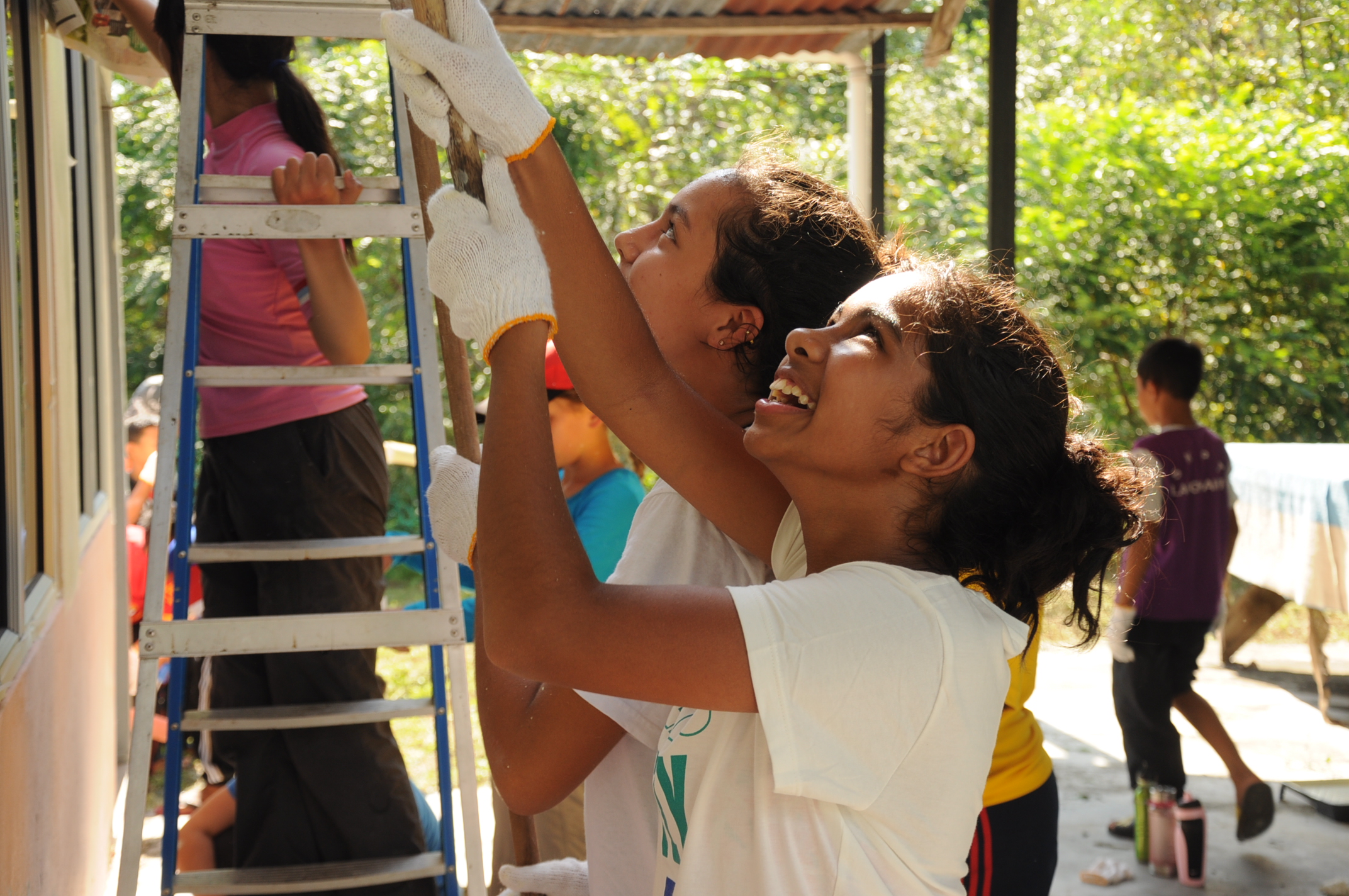 Community service in a village